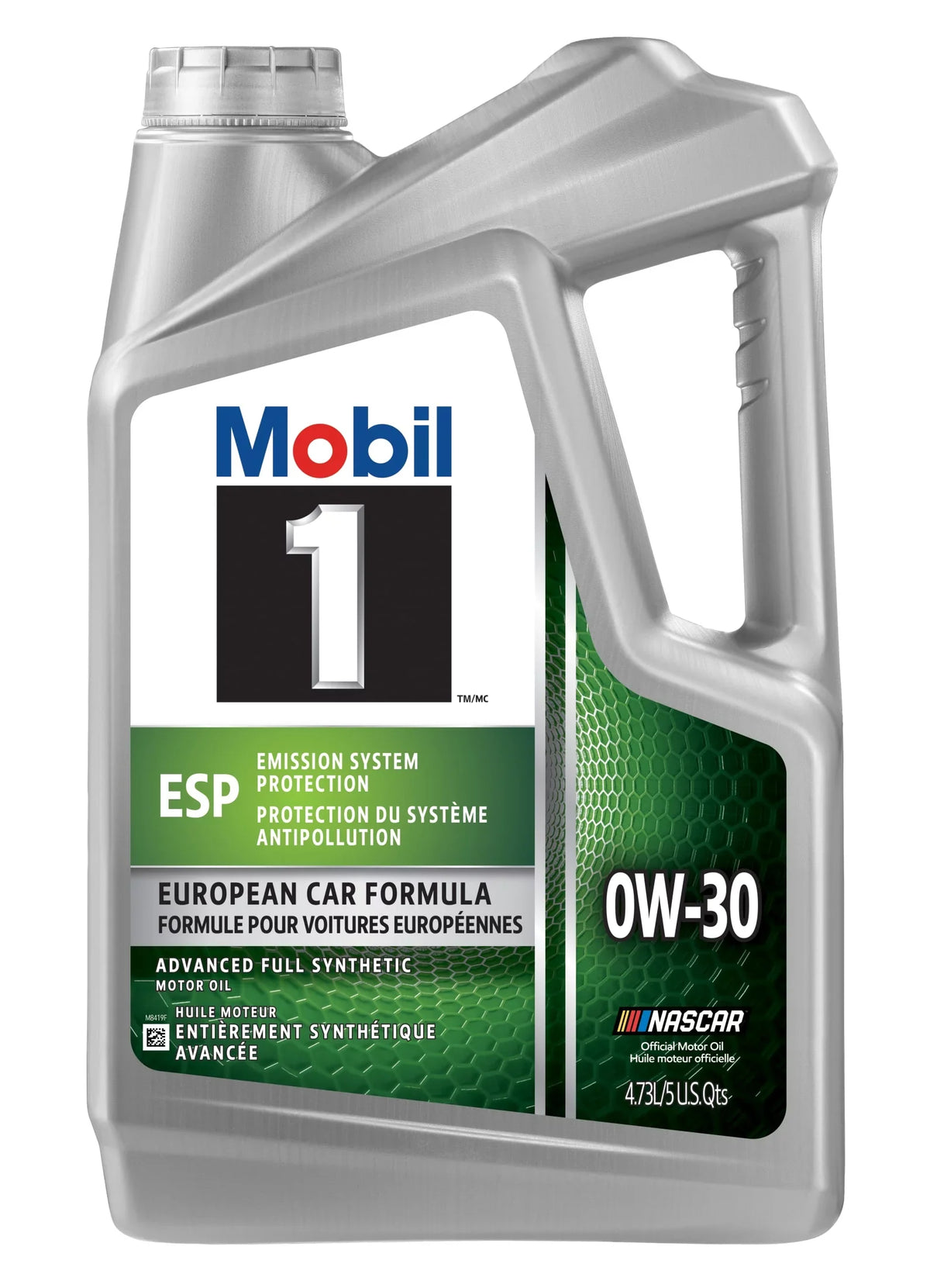 Synthetic 1 0W-30, Quart 5 Full Mobil ESP Motor Oil