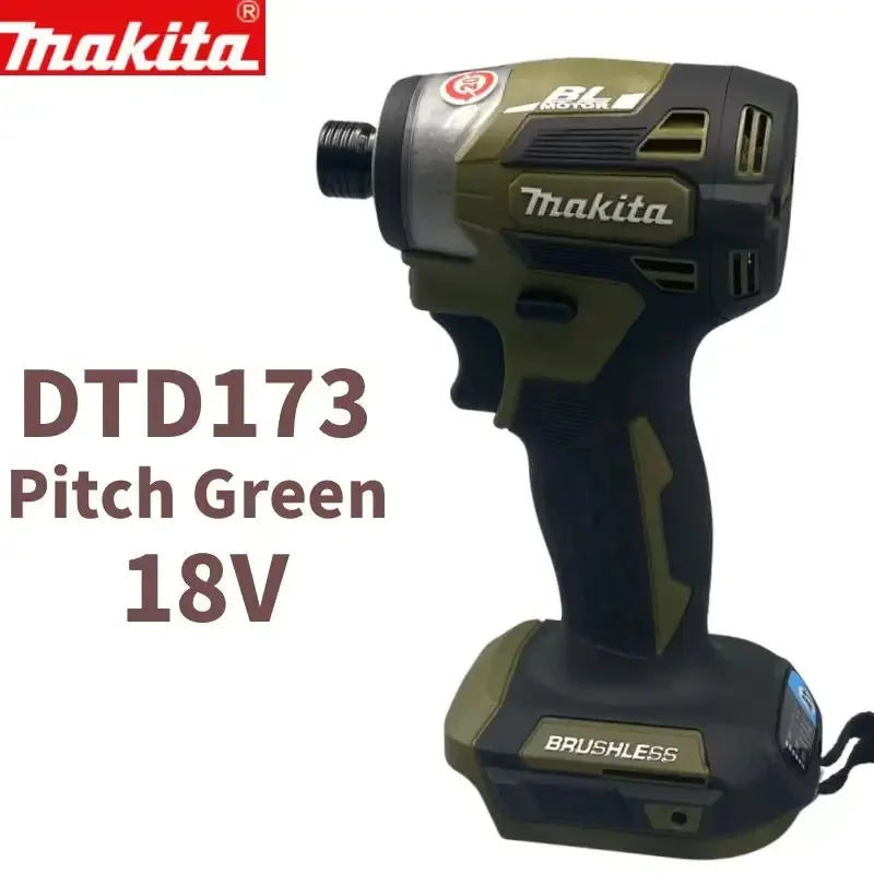 Motor Drill LXT DTD173 (Tool Only)-Green Makita Cordless Driver 18V Brushless BL Electric Impact