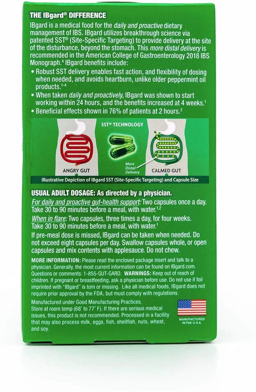 Relief Irritable 2) Syndrome (IBS) Bowel 48 of (Pack IBgard Capsules