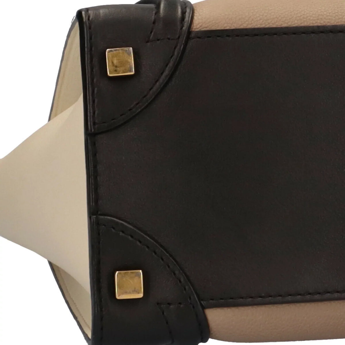 Luggage Celine Beige Micro (Good) Pre-Owned Handbag Leather Shopper Ladies