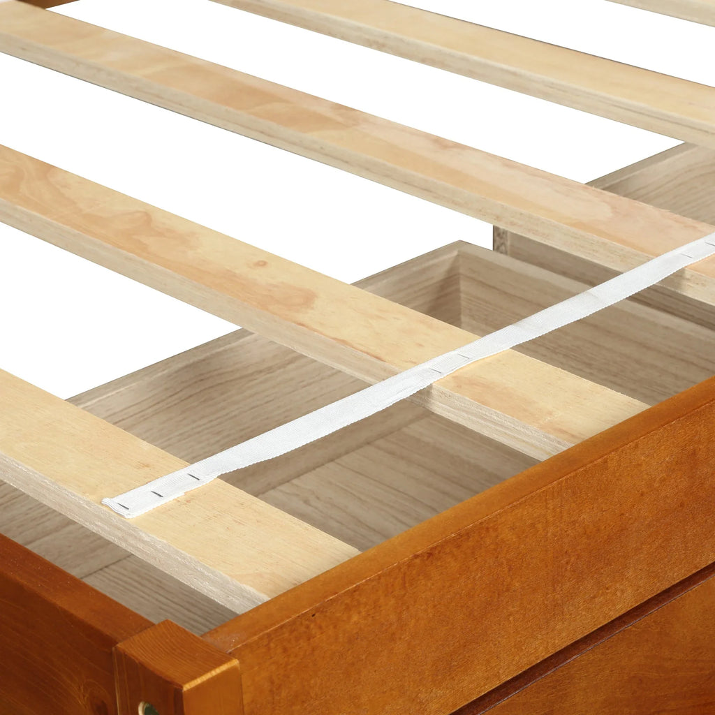 Twin Oris - Bed Size Oak Wooden Platform