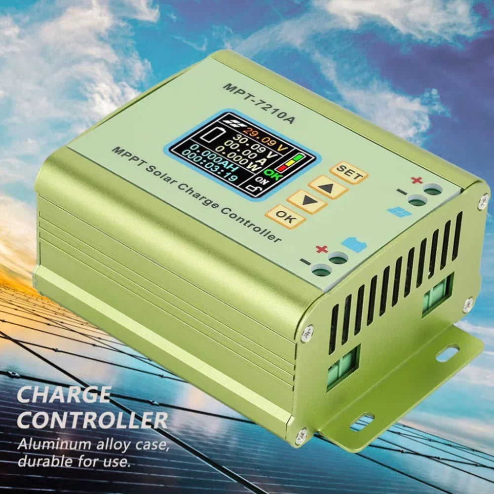 Voltmeter 72 Mppt Boost Solar Controller, V Ammeter Control to Charger Battery 24 Numerical V Module
