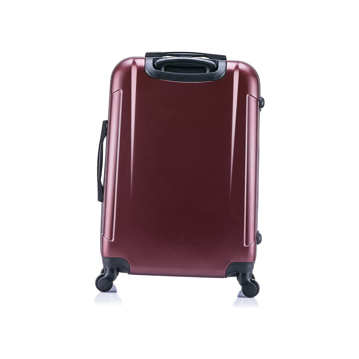 (IUPIL00L-WIN) Large 4-Wheel InUSA Wine Luggage Plastic Pilot Spinner