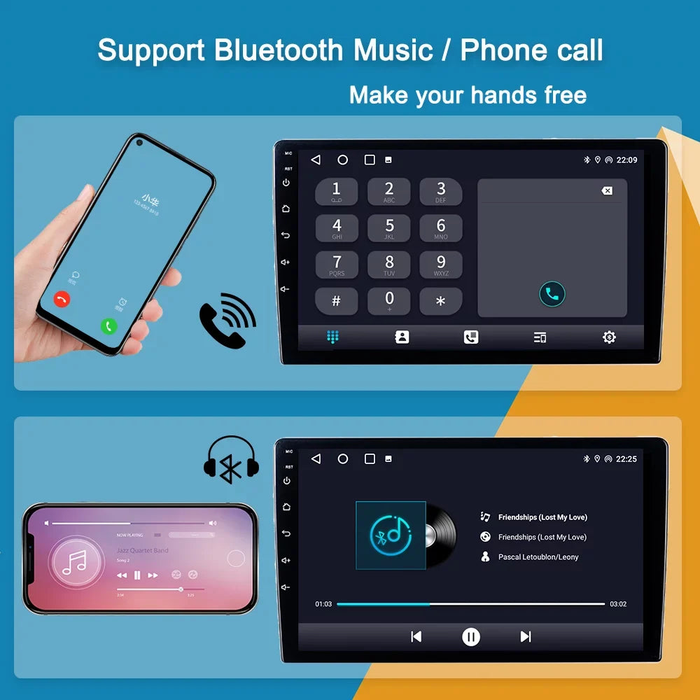 Auto Multimedia With Android Android Carplay 2008 Accord For - Touch Stereo Player Screen 2002 Honda 7 Car Car