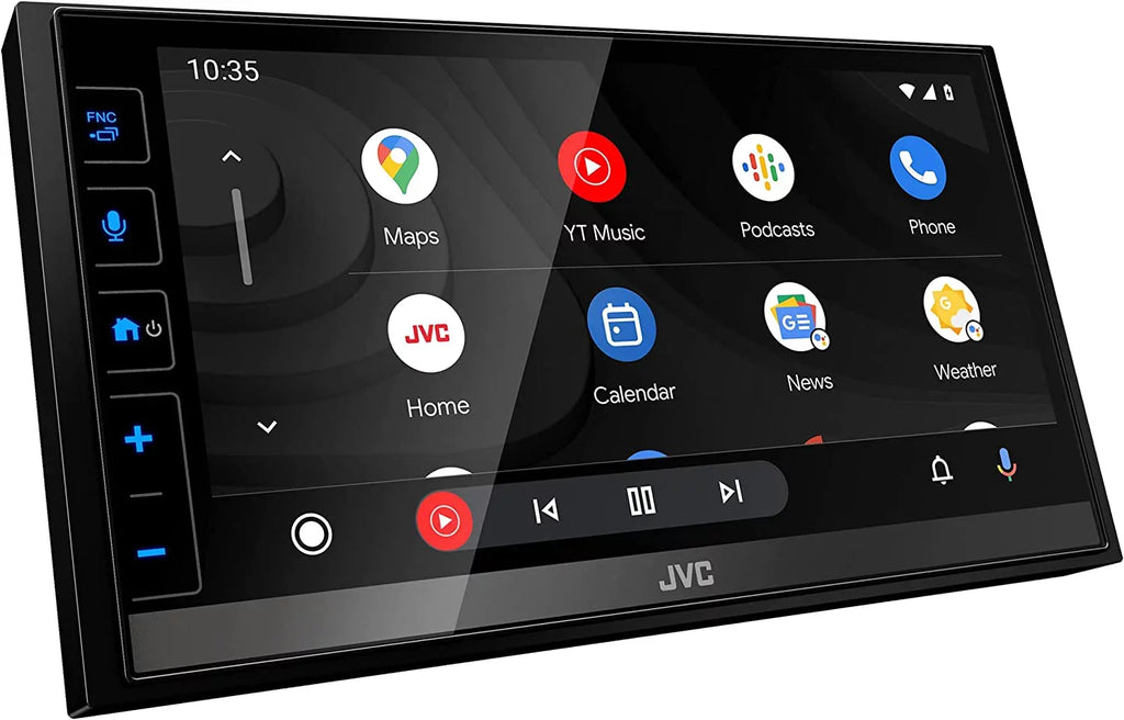 No Android Touchscreen, Digital CD Radio, CarPlay, AM/FM KW-M780BT Player w/ Stereo Tuner Capacitive Camera Car Maestro Bundle. JVC 2-DIN Receiver Apple 6.8" with Media Auto, SiriusXM Ready, Backup &
