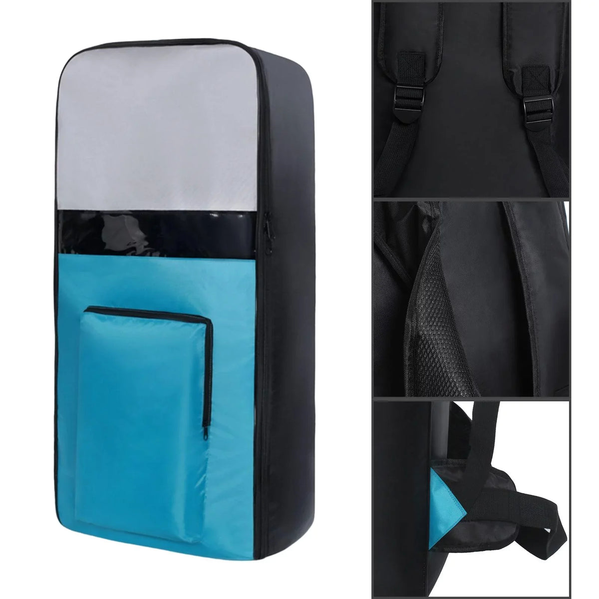 Backpack Surfboard Surf Large Universal Board Capacity for Paddleboard Inflatable Kayak Carrier Surfing Backpack Board Rucksack Nylon Paddle