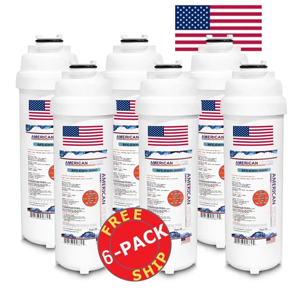 Water , Pack Brand with Model Made LZWSGRN8PK WaterSentry® - U.S.A. AFC - 6 Compatible AFC-EWH-3000 , # Filters , in