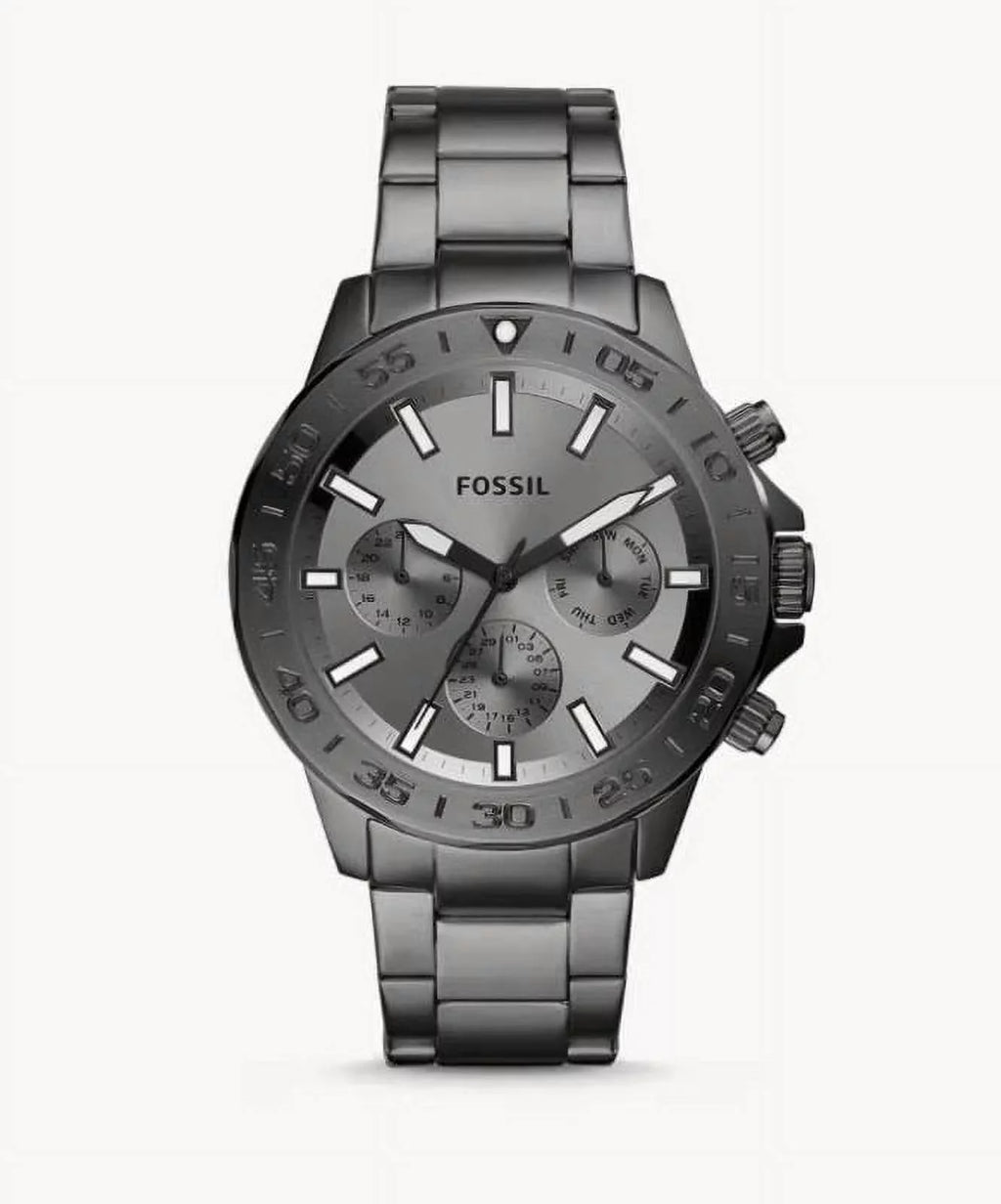 Fossil Watch Bannon Smoke Steel Stainless BQ2491 Multifunction