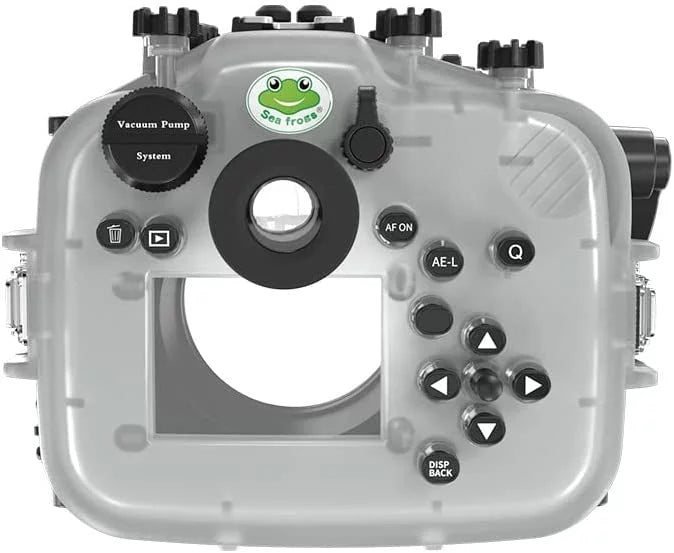 Fujifilm Waterproof Camera Fuji Scuba Port [40M/130FT] Case Underwater X-T4 Flat for xt4 Housing w/Short Seafrogs