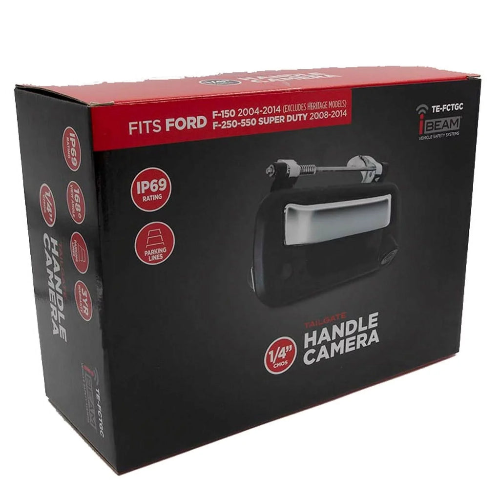 for Rear-View Ford Camera Select 2004-14 iBeam TE-FCTGC Tailgate Handle (Chrome)