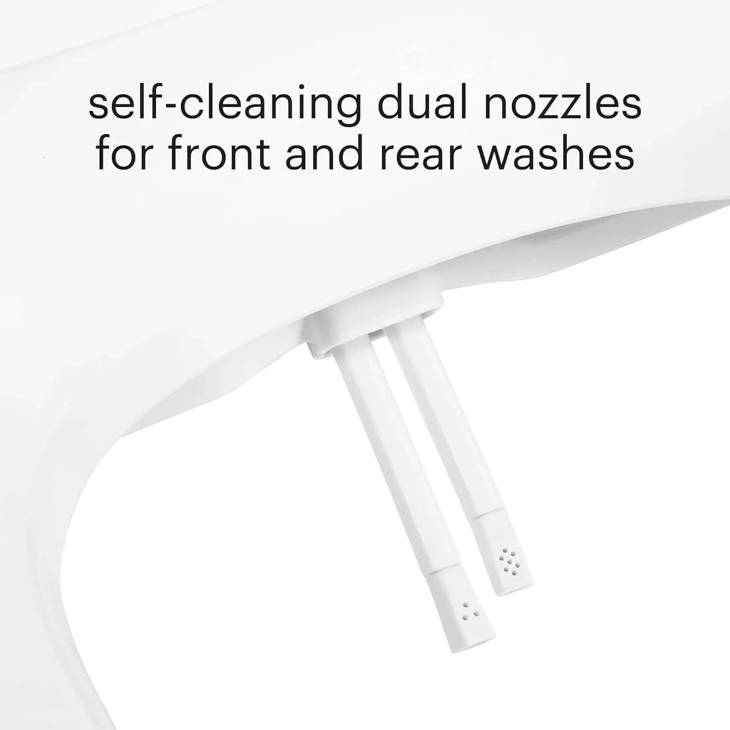 White Brondell System Ecoseat Round Swash Bidet