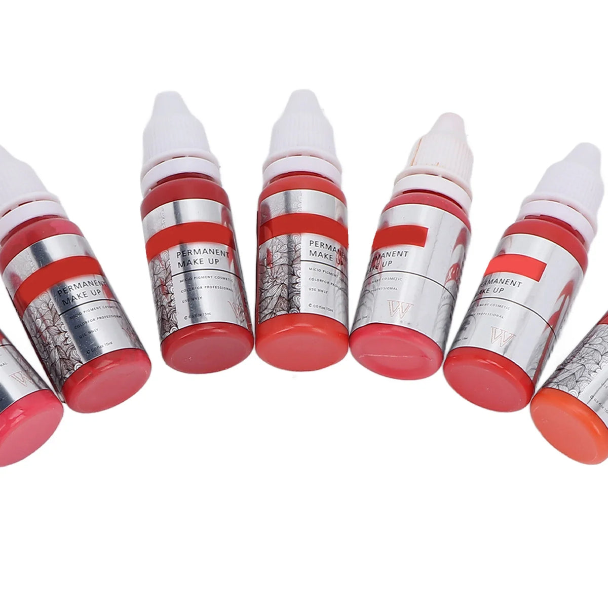 Pigment Tattoo Makeup Ink Lip 120ml Color Permanent Semi 8pcs Microblading