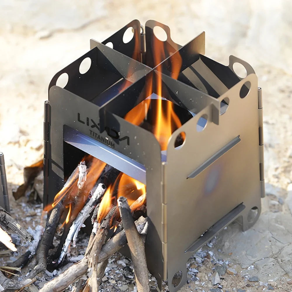 Pocket Lixada Stove Outdoor Stove Wood Pocket Buzhi Stove Portable Picnic. Stove furnace,Wood StoveTubbek Huiop