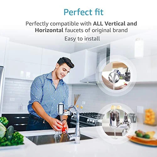 (Pack Water May (RF33752V2) Packing of 3, Filter, Faucet Certified with Filter RF3375 Water Replacement Vary) AQUACREST NSF Compatible Pur RF-3375