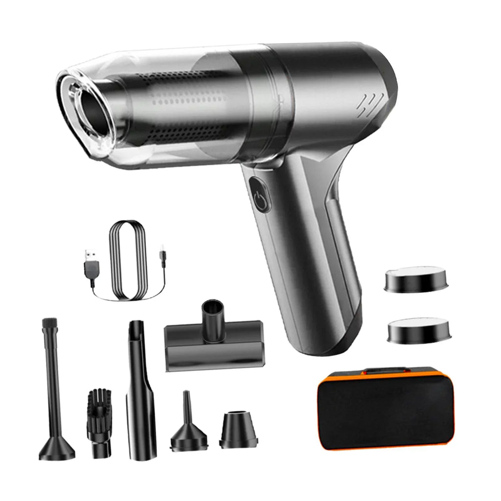 Storage gray Brush with with Floor Cordless with Portable bag Compact Bag Vacuum Handheld