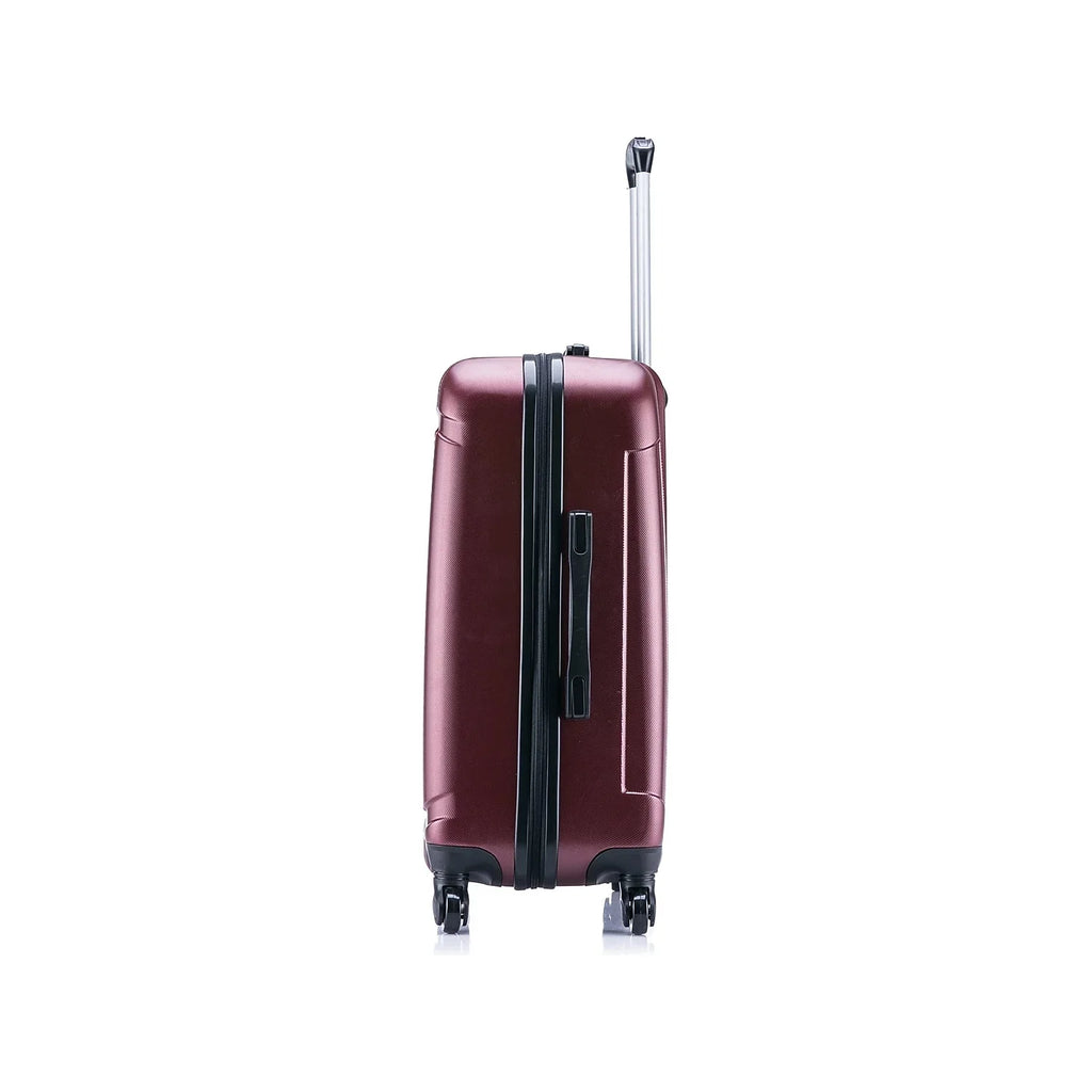 (IUPIL00L-WIN) Large 4-Wheel InUSA Wine Luggage Plastic Pilot Spinner