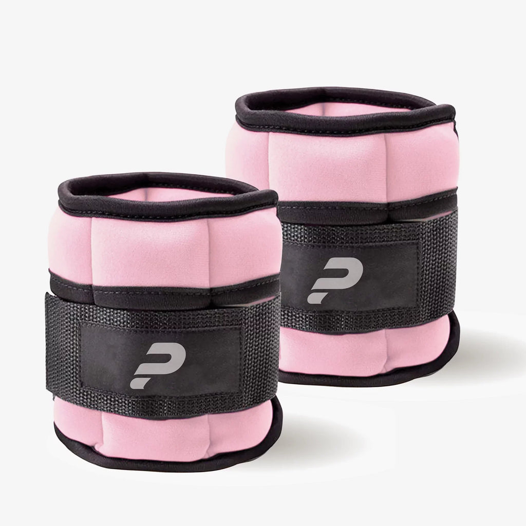 1 Power x Comfortable Pink, Wearhouse Weights, 2 lbs Durable Power and Wrist-Ankle