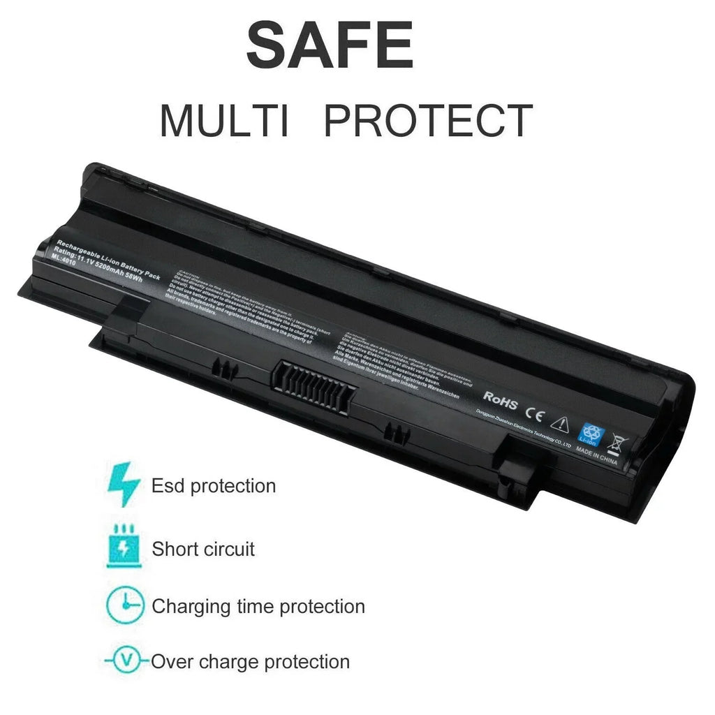 for Battery 14r TKV2V 15r P/N: Inspiron 17r N5010 13r 3420 N5110 4T7JN 3520 Dell