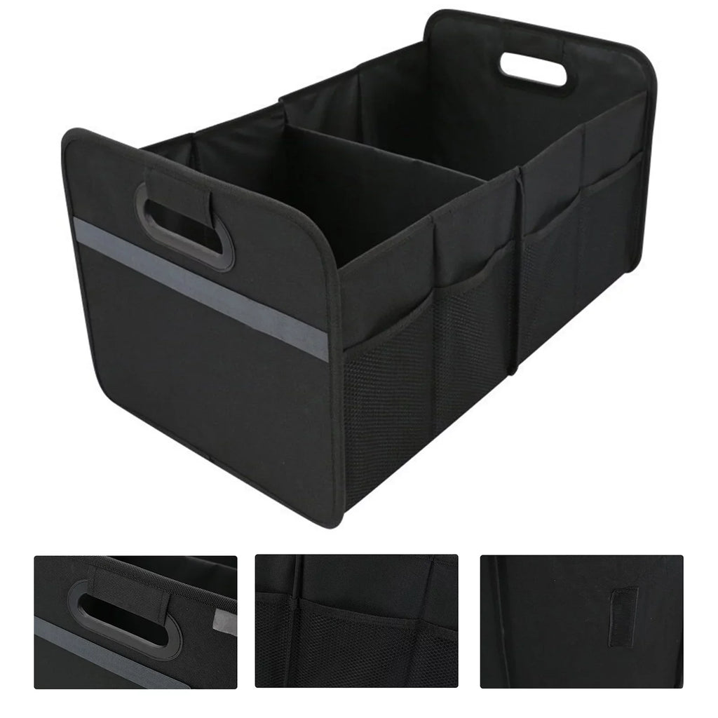 Automotive Car Organizer Folding Car Storage moobody Organizer Oxford Cloth 55L Cargo Box Trunk Car Trunk Box Storage
