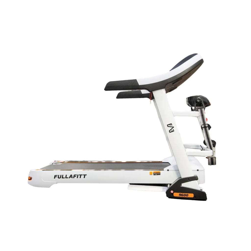 Preset Wide Board Monitor, by Folding 4.5HP, Grip, Speakers, Belt, Running LED Pulse Best Pressure Massage Programs, Bluetooth, FULLAFITT, Treadmill Free World