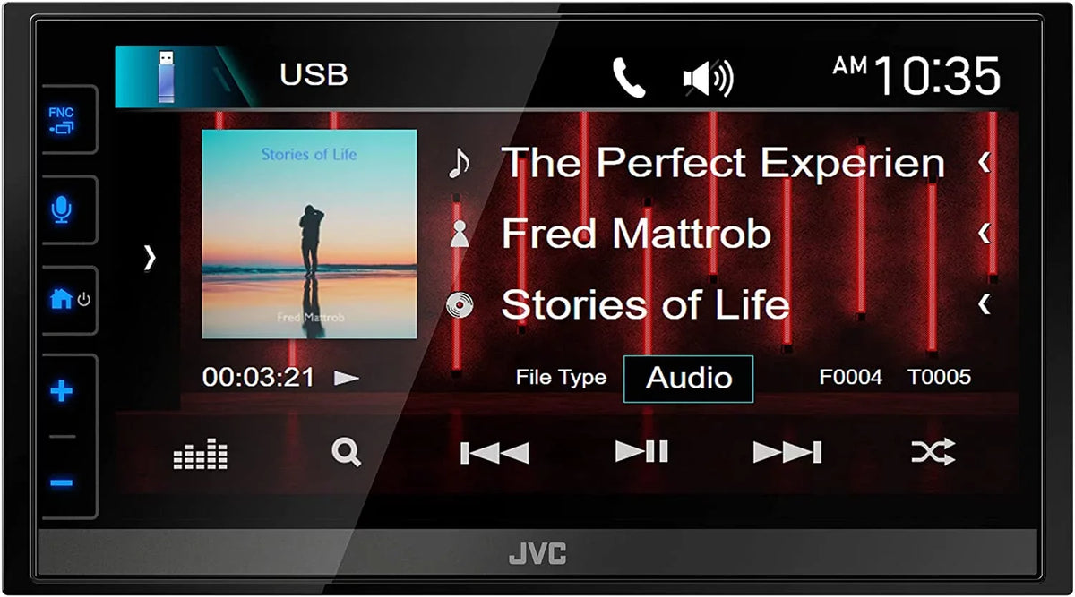 No Android Touchscreen, Digital CD Radio, CarPlay, AM/FM KW-M780BT Player w/ Stereo Tuner Capacitive Camera Car Maestro Bundle. JVC 2-DIN Receiver Apple 6.8" with Media Auto, SiriusXM Ready, Backup &