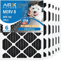 FILTERS Filter MPR CLEAN by 5 Pack 700 Furnace Premium AIR. 8 Air WICKED Carbon FPR Filters MERV HVAC 6 16x25x1 AC 16x25x1 Made USA Filter Odor Comparable Eliminator to & AIRX