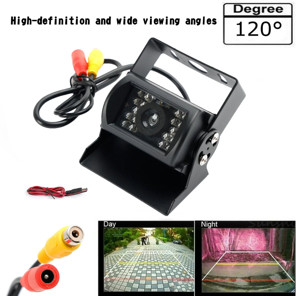 Bus IR Rear Truck CCD View Night Backup Camera RV Waterproof View Van for