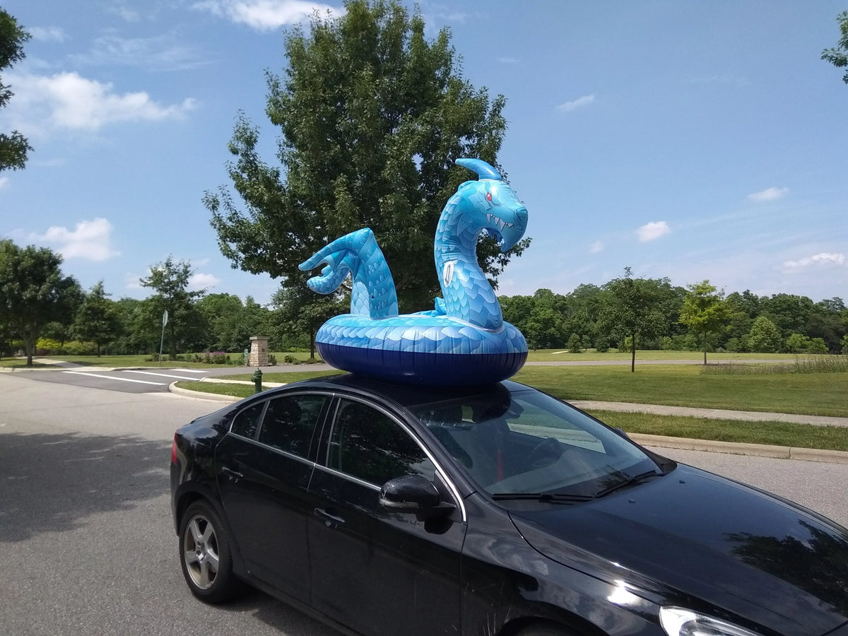 Feet Raft Floatie On Cool Giant Summer for Float) Adults Kids Inflatable Long Dragon Ride and Pool Float, Pool (Dragon Faster Float Lounge Pool Party with 9 Valve, DreambuilderToy Dragon Beach