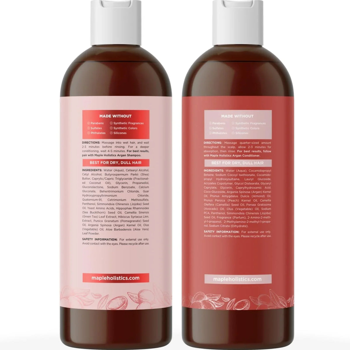 Conditioner for Oil Hair Free and Shampoo Sulfate fl and Conditioner Moisturizing Shampoo Argan - Care oz Shampoo 8 Hair Dry Frizzy Set, for Curly and Hair