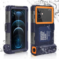 Surfing all Inch Case nova Diving LCD Video Photo 6.9 Waterproof to Snorkeling 7 Professional with Up Housing UrbanX [15m/50ft] Protective for SE Underwater And Lanyard Swimming Phones