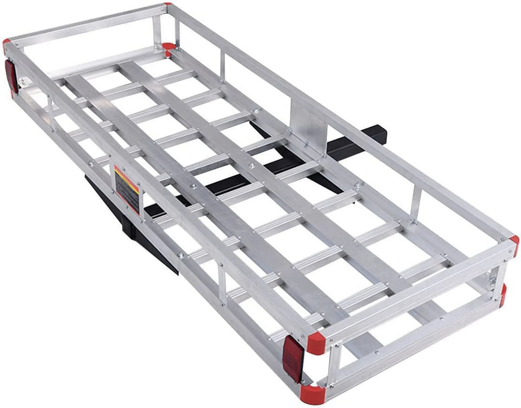 7” 500LBS Cargo Receiver, Truck, Cargo Hitch Mount Basket Car, Vehicle Carrier, 22” SUV, Hitch Aluminum Rack, Luggage Cargo for 2” x 60” Carrier Trailer x Capacity Fits