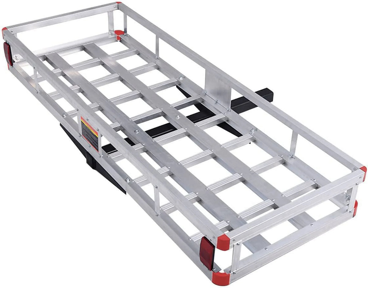 7” 500LBS Cargo Receiver, Truck, Cargo Hitch Mount Basket Car, Vehicle Carrier, 22” SUV, Hitch Aluminum Rack, Luggage Cargo for 2” x 60” Carrier Trailer x Capacity Fits