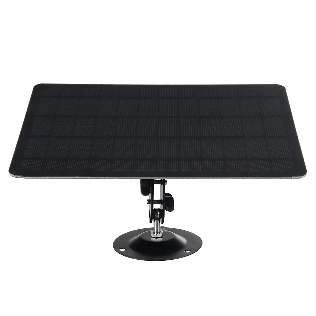 USB 10W Monocrystal Charging for Rotation, Panel Solar Shinysix Camera 6V Plate, Wall 360-degree Waterproof, Silicon USB Mounted
