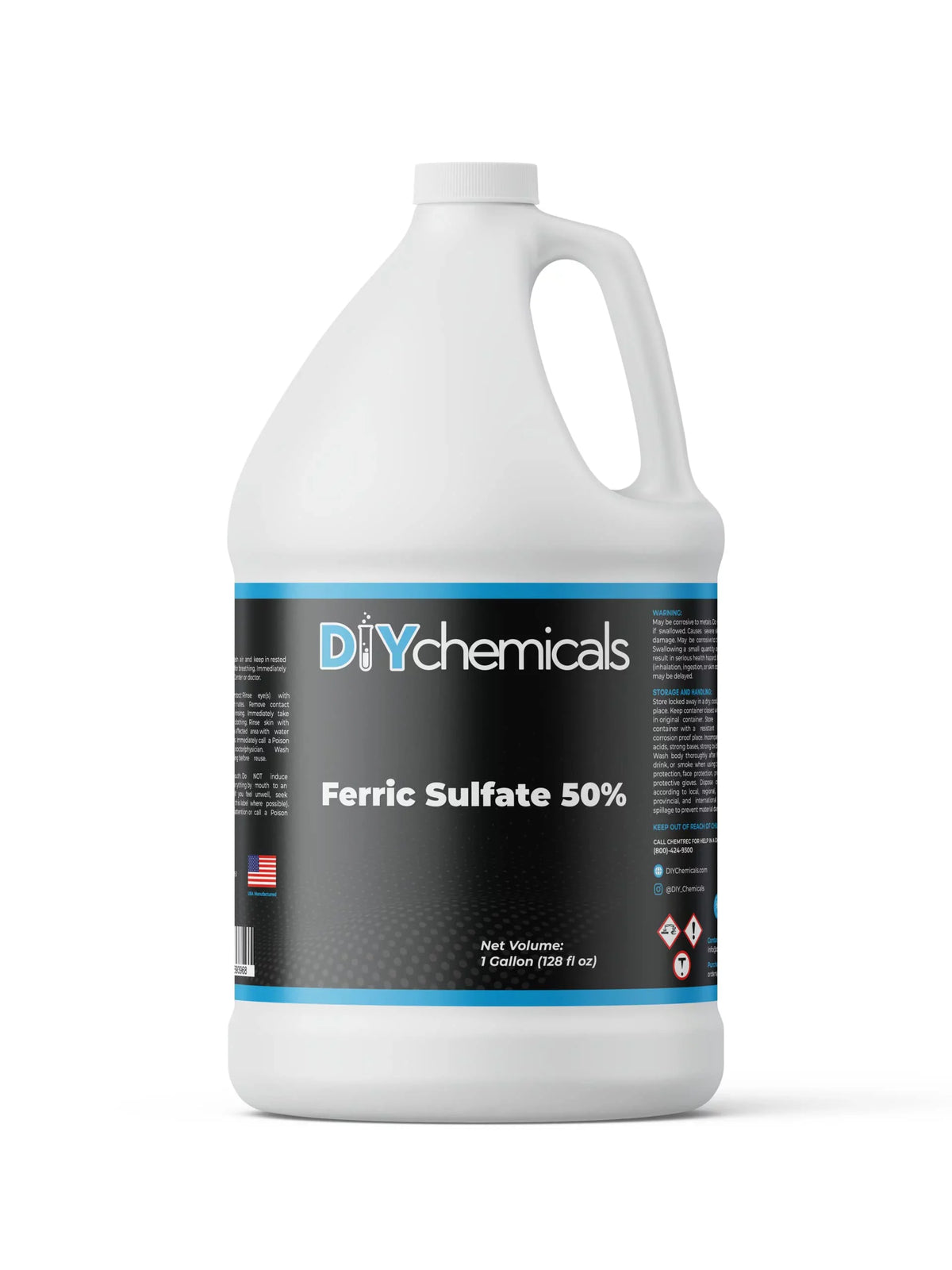 Air - - Sulfate Clarification USA (1Quart) DiyChemicals Waste Ferric in Water and Flotation Dissolved Treatment and 50% Made