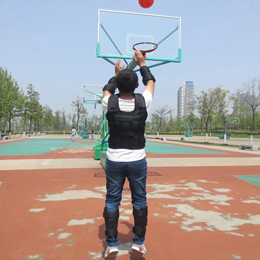 for Vest Adjustable Capacity Weighted 50kg Training Walmeck , Max Load Strength