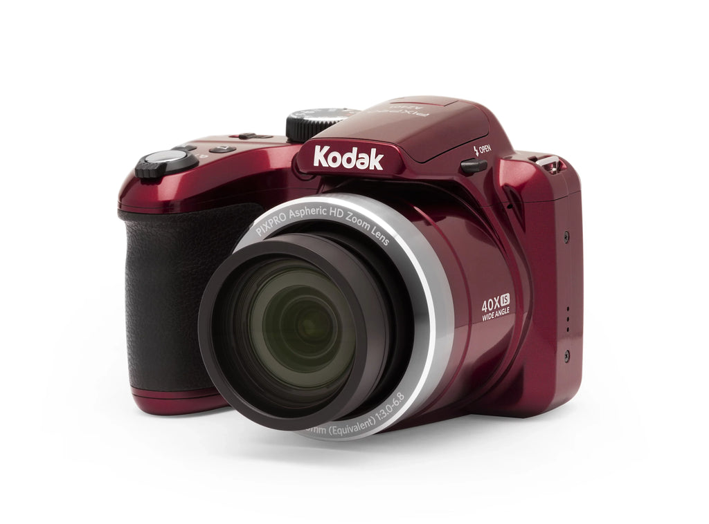 Digital AZ401 HD720p video PIXPRO (Red) KODAK Camera - Bridge 40X 16MP Zoom Optical