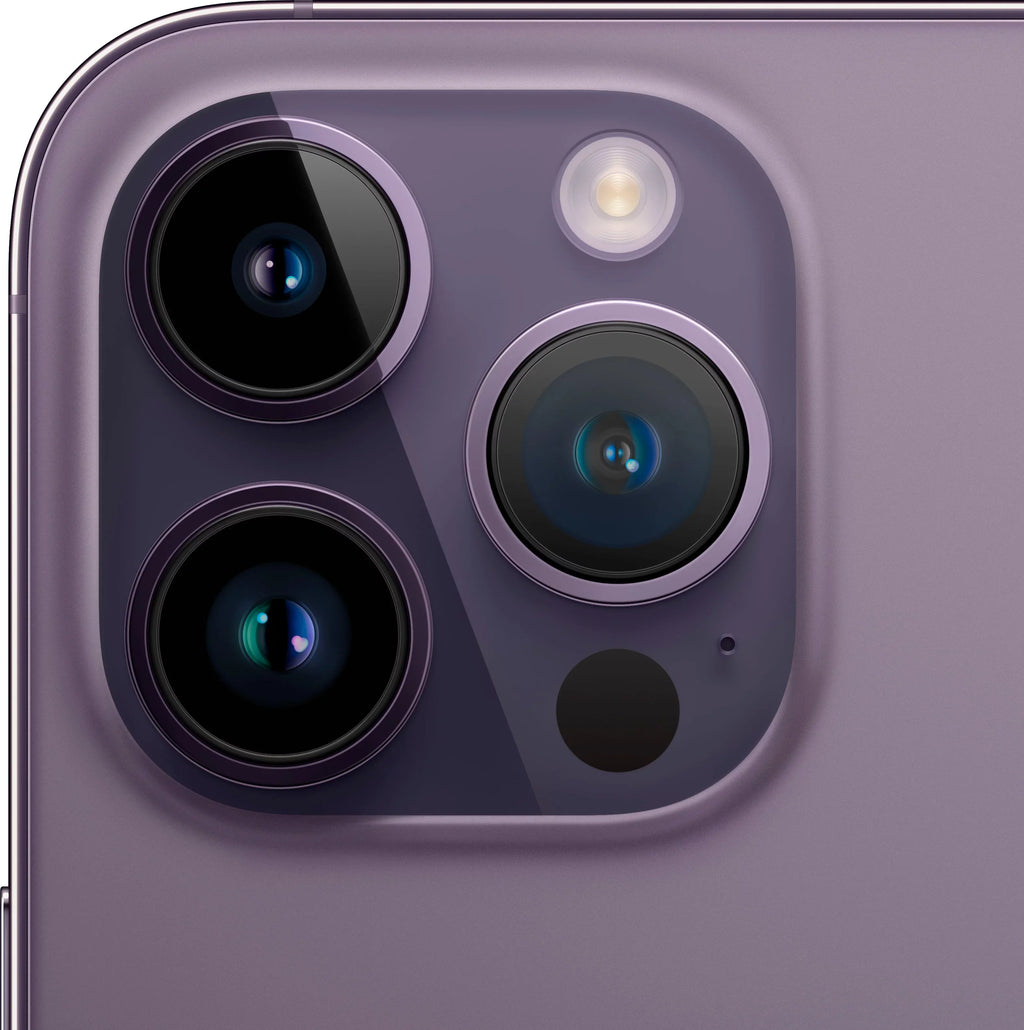 Apple Carrier Purple Max - - Pro 128GB Unlocked Deep 14 Pre-Owned iPhone (Good)