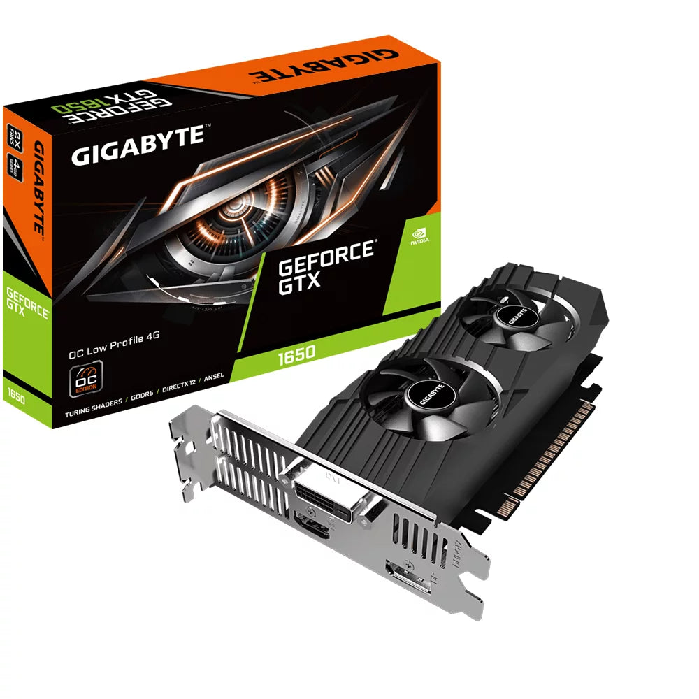 1650 Graphics 4G 4 Low Card GeForce GDDR5 NVIDIA GB GTX Profile Gigabyte OC
