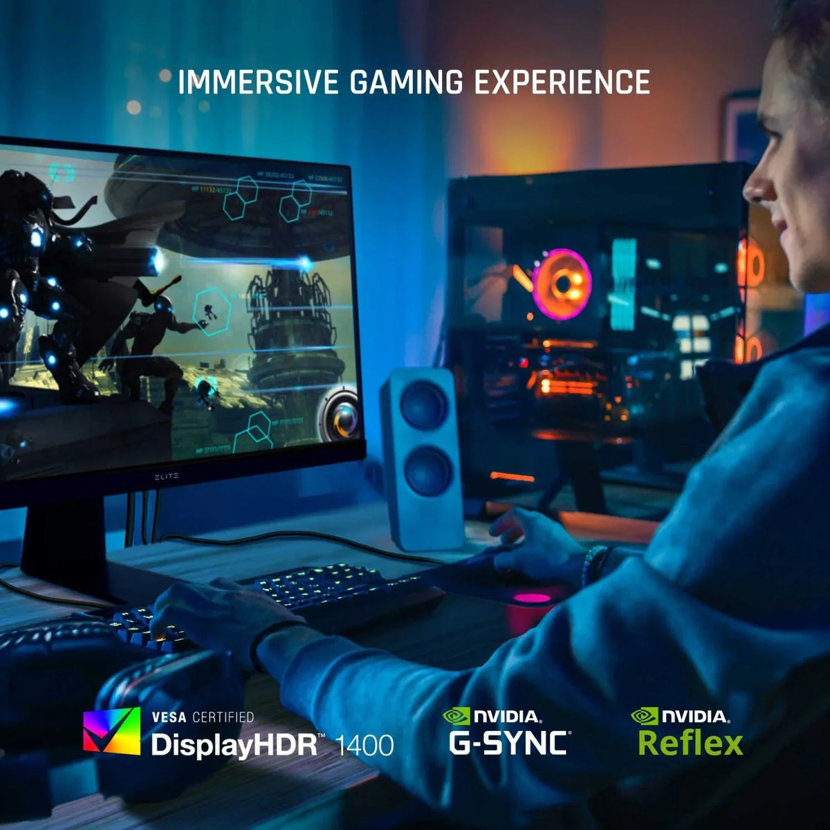 LED, Inch HDMI IPS Monitor 144Hz Advanced 32 for Nvidia 4K ELITE Ergonomics, Mini Gaming and Esports DP XG321UG HDR1400, ViewSonic with Reflex, G-Sync,
