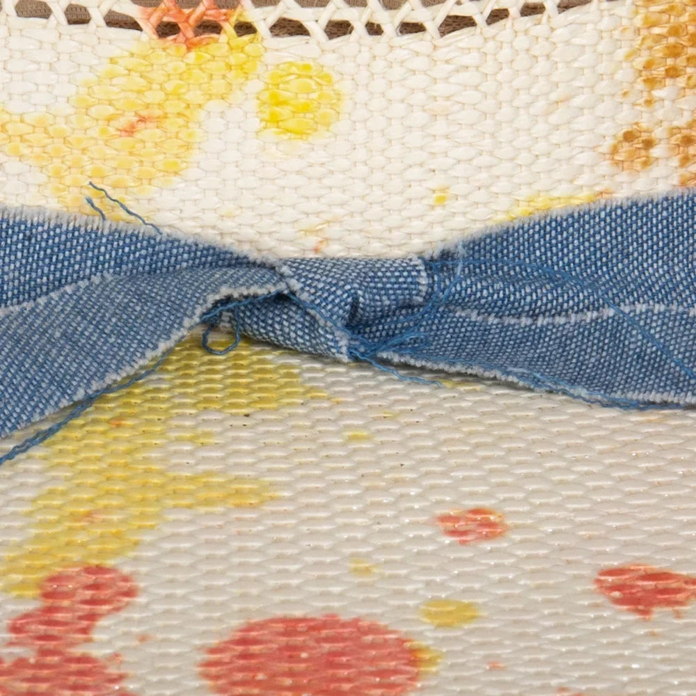 Multi Splattered Womens Fashion 3/4` XL Splash Charlie Horse Brim Hat Big 1 3