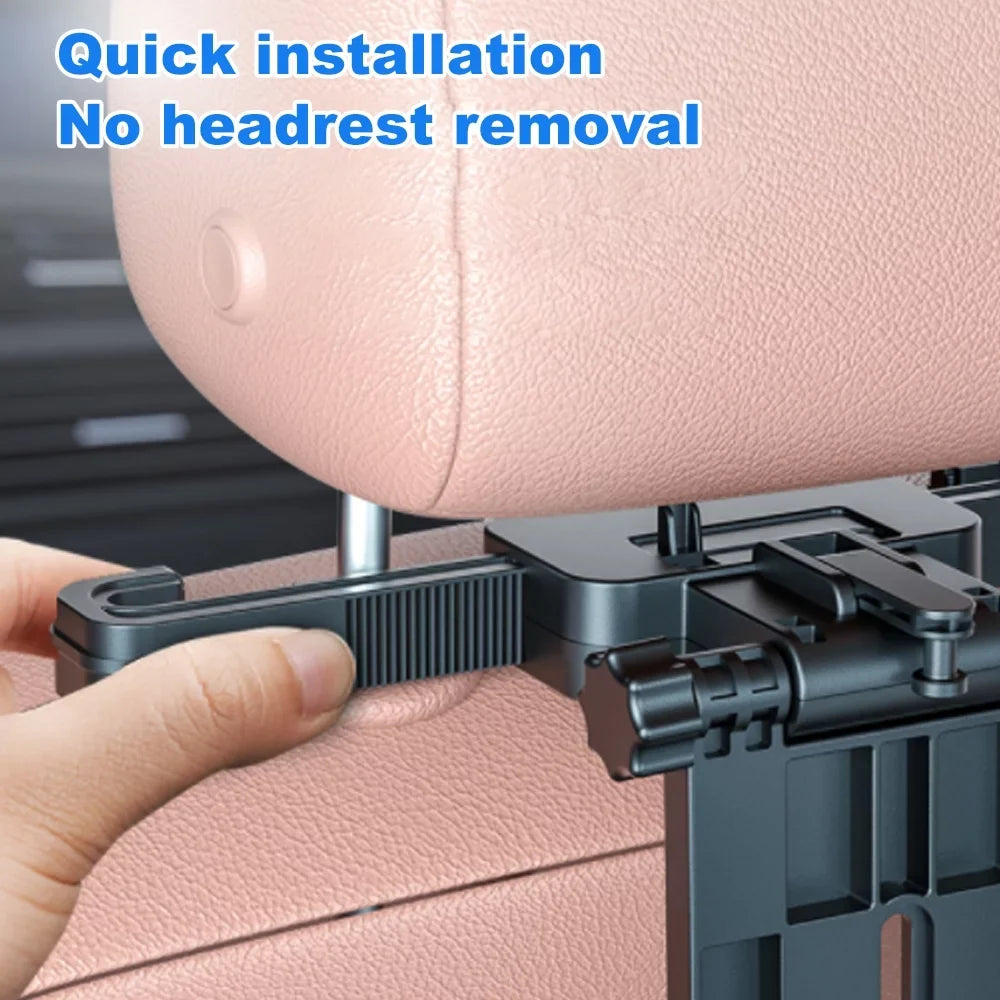 Adjustable Back Travel Car Seat Car Multifunctional Black Table, Tray Tomshoo Convenient Seat