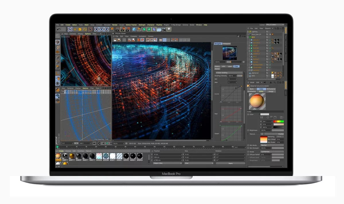 MUHQ2LL/A Big Quad Macbook Memory Touch 2560x1600 13.3-inch Grade Silver, 256GB OS Bar) 8GB Apple Mac i5 Power 1.4Ghz Included A Sur (2019) Adapter Pro Core SSD (Retina, Display