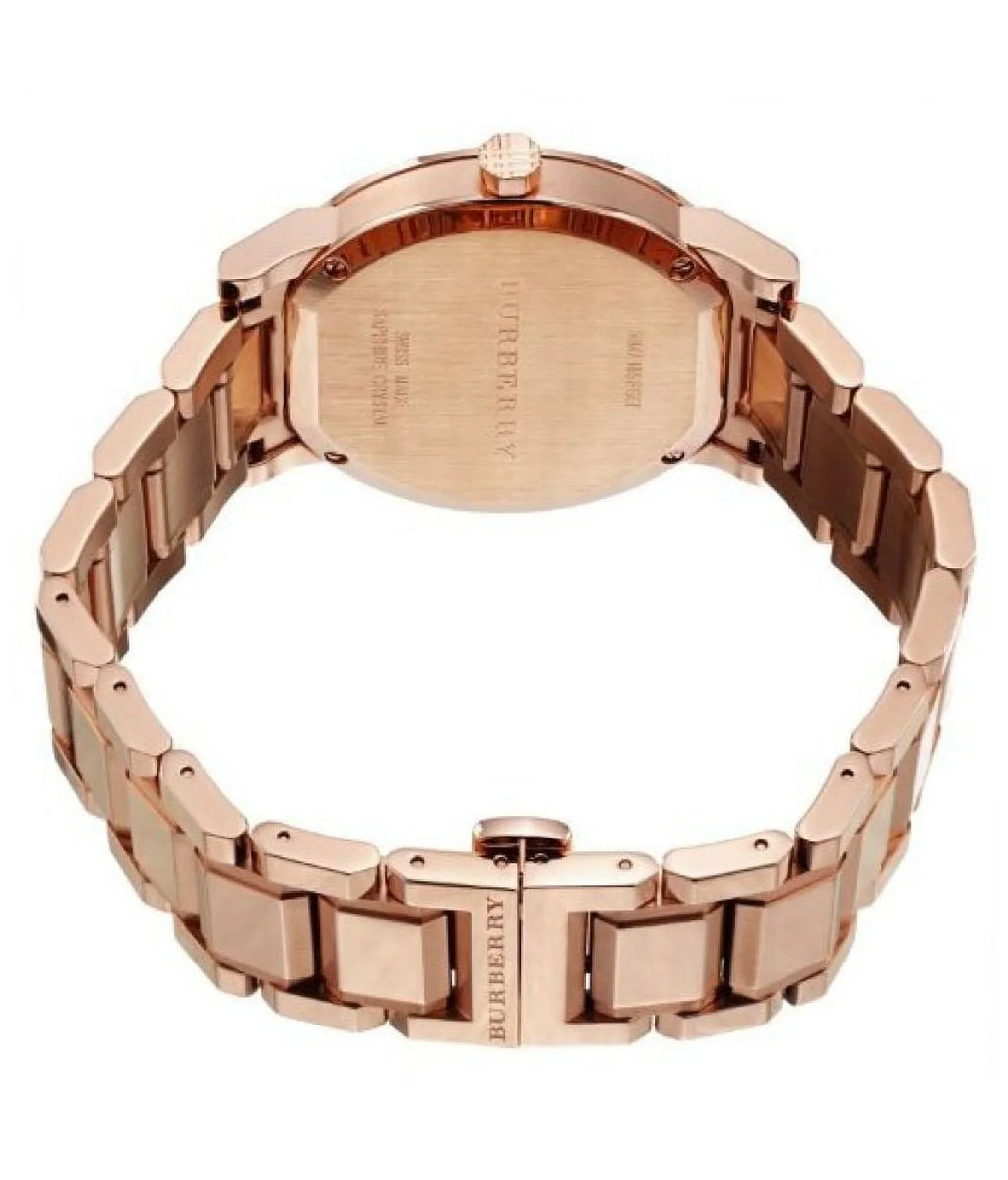 Classic Analog Unisex Burberry 38mm Watch Quartz Checked BU9004