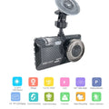 Screen Car Dual G-Sensor Dash Front Rear DVR Touch 4\\\" Recorder 1080P Cam Camera