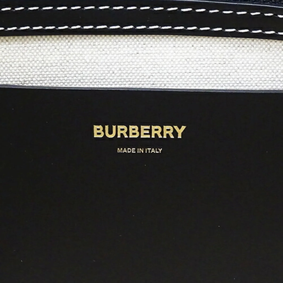 (Good) leather bag Burberry shoulder ladies tote BURBERRY 8052726 Pre-Owned black