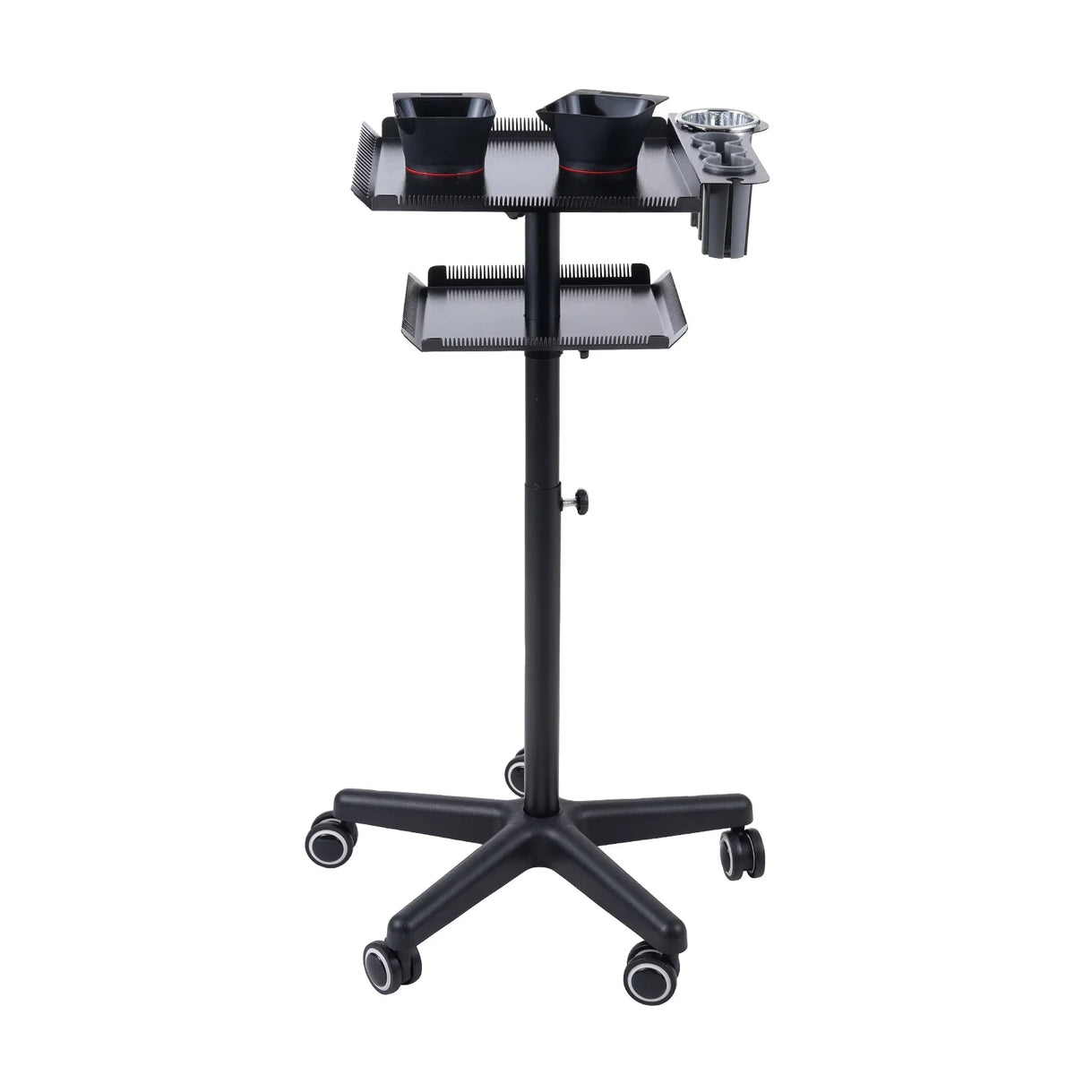 Beauty Station Adjustable On Salon Hair 2 Movable Trolley,Hair Salon Station Salon With Spa Stand Clinic Bestauty Wheels Hair Cart Adjustable Station Salons Cart Salon With Hair Cart On Salon Stylist