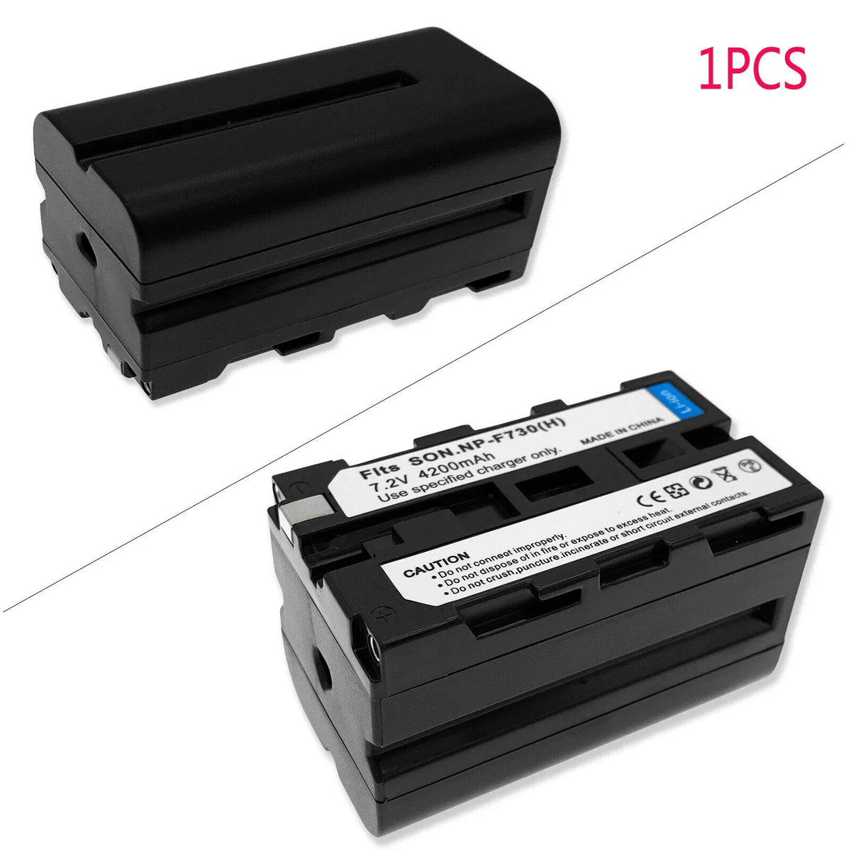 4200mAh NP-F750 DCR-VX1000 DCR-VX2000 Battery Sony Camcorde for New Video
