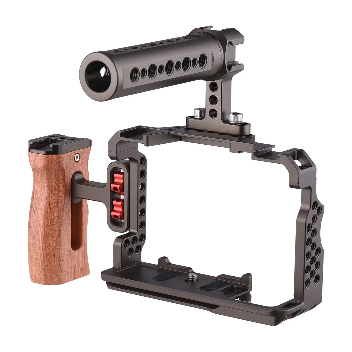 Sony A7 A7III A7R Cage Replacement III/ Video Kit for Grip with Handle Wooden 7299 Alloy II/ Aluminum Rig