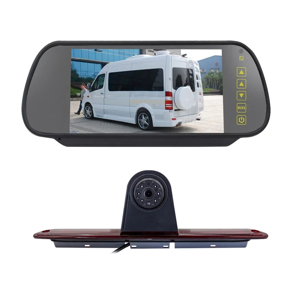 Monitor) Vans for Parking Backup Brake 7in Sprinter/ (with Anself Mercedes-Benz Crafter