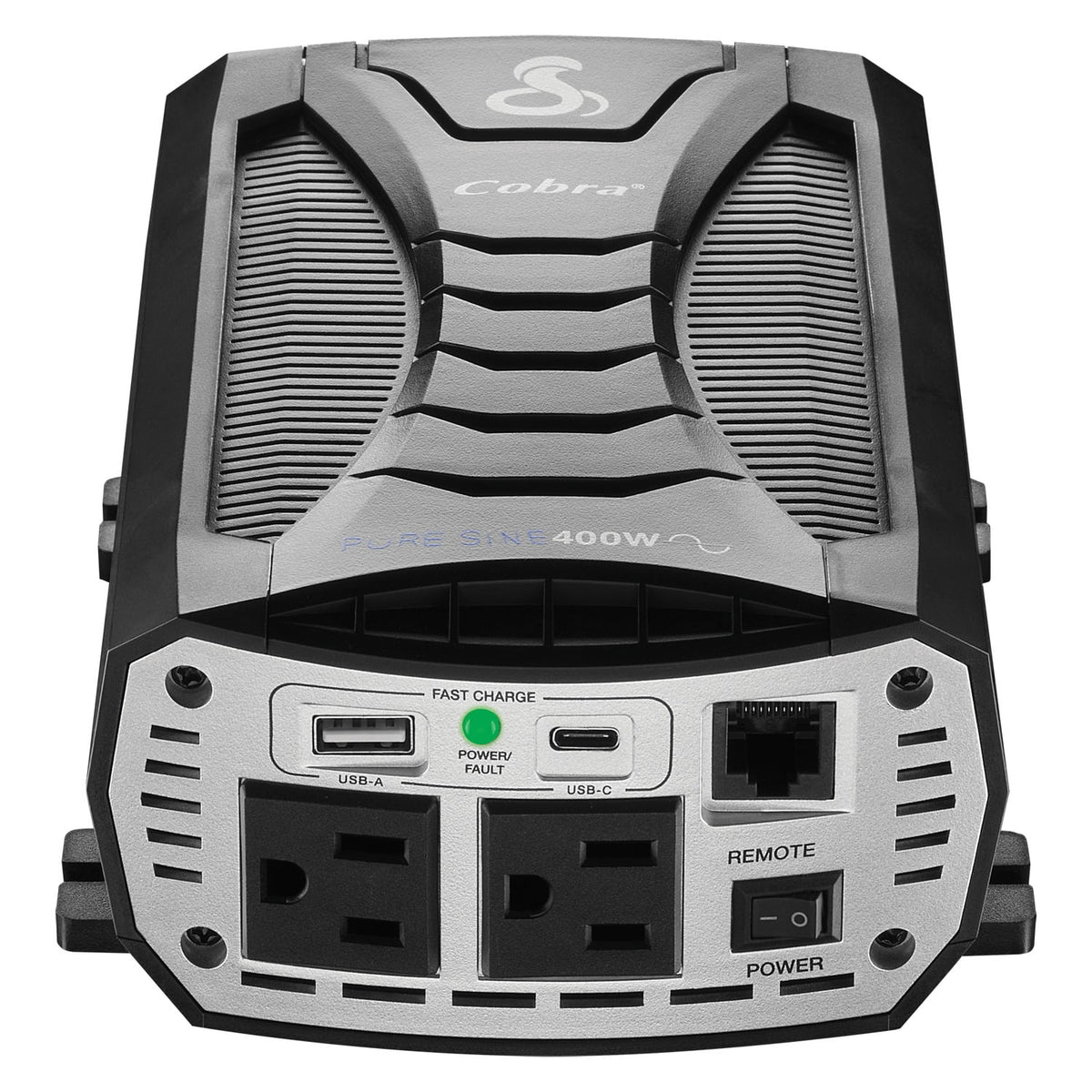 Cobra Inverter Charge PURE with Power Fast USB - SINE 400W SINE 400-Watt PURE